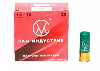 Патрон к.12х70 №4 СКМ 32гр п.Россия, "Русь" 1уп/25шт