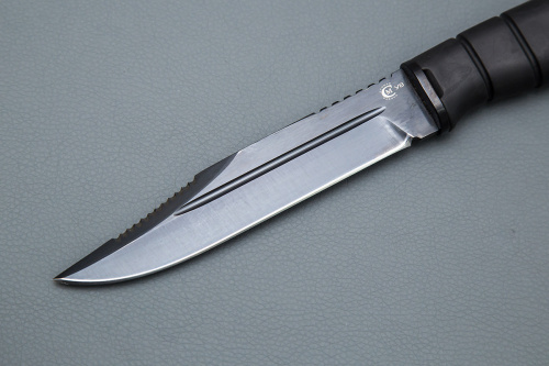 Нож Пехотинец, ст.У8, рук. Elastron, чехол пластик