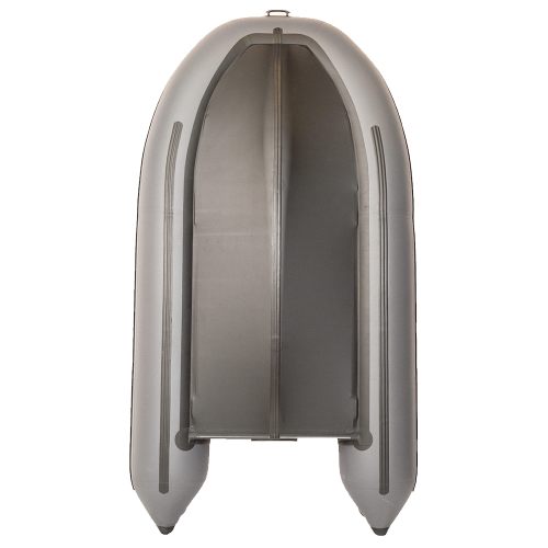 Лодка "Лоцман" М-330 НД (надув.дно низ.дав.)  св.серая/серая