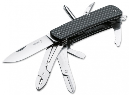 Нож BK01BO824 Tech Tool Carbon 5 складной многопредм карбон, сталь 12C27 Нож BK01BO824 Tech Tool Carbon 5 складной многопредм карбон, сталь 12C27