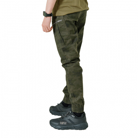 БРЮКИ ЛЕТНИЕ МУЖСКИЕ "КОДАР" (ТЕМНО-ЗЕЛЕНЫЙ КАМУФЛЯЖ)