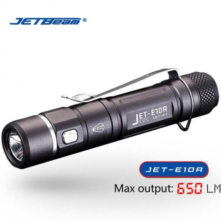 Фонарь E10R Cree XP- L 650люмен 129м 100ч 1*14500/1*АA З/У-USB