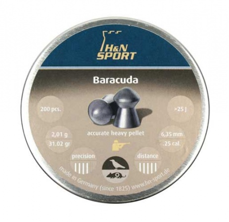 Пуля пневм. "H&N Baracuda", кал. 6.35 (200шт)