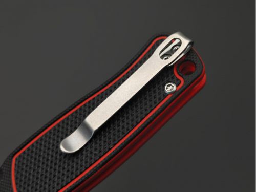 Нож CJ1943-BRE Shale складной, рукоять черн/красн G10,клинок стоунвош, сталь AR-RPM9