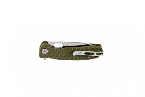 Нож Honey Badger Flipper D2 S (HB1028) с зеленой рукоятью Нож Honey Badger Flipper D2 S (HB1028) с зеленой рукоятью