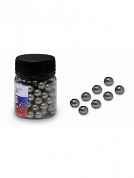 Шарик стальной для рогаток "Выстрел", 10 мм. БАНКА (50 шт.)