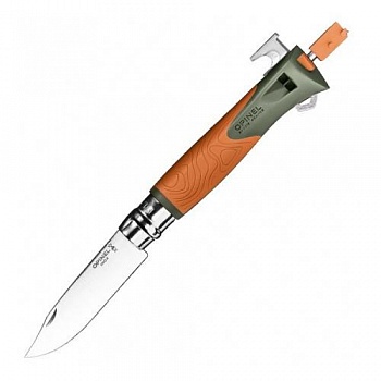 Нож Opinel №12 Explore, нержавеющая сталь, оранжевый Нож Opinel №12 Explore, нержавеющая сталь, оранжевый