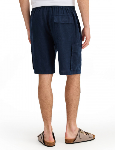 ШОРТЫ NORVEG LINEN  С КАРМАНАМИ МУЖСКИЕ ЦВЕТ ТЕМНО-СИНИЙ