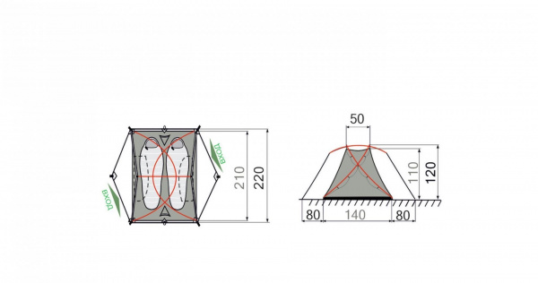 Палатка GreenLand Summit (9159503)