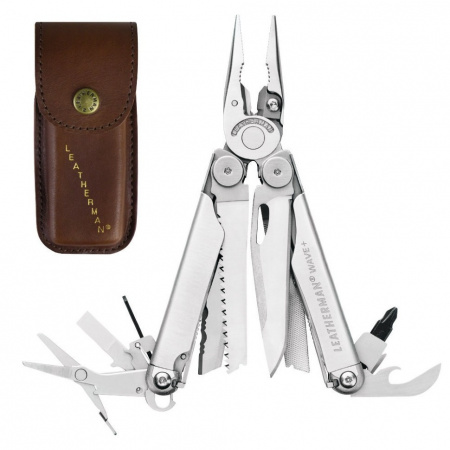 Инструмент Лезерман Вейв Плюс с кож. чехлом