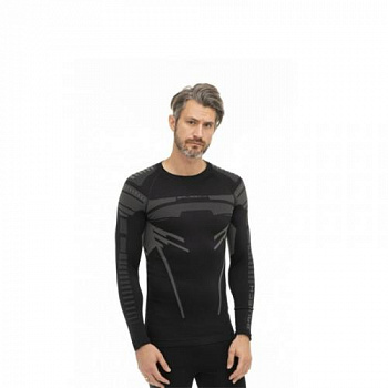 ФУТБОЛКА МУЖСКАЯ ЗОНАЛЬНАЯ DRY ДЛИННЫЙ РУКАВ ЧЕРНЫЙ/ГРАФИТ ФУТБОЛКА МУЖСКАЯ ЗОНАЛЬНАЯ DRY ДЛИННЫЙ РУКАВ ЧЕРНЫЙ/ГРАФИТ