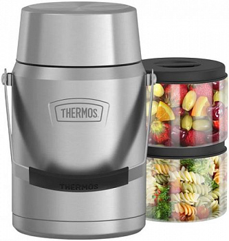 Термос из нерж. стали с двумя контейнерами тм THERMOS IS3032MS4 1,4L