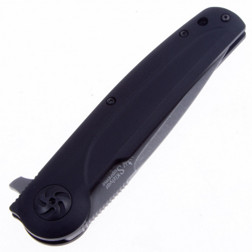 Нож BIKER Z D2 TW G10-BH (TacWash, G10 Black Handle) складной