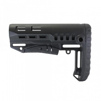 Приклад телескопический TBS COMPACT, DLG Tactical (Com-Spec, Черный)