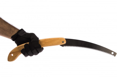 Пила складная 300 мм с деревянной рукояткой STP-12PL 18178