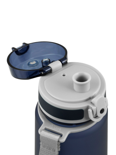 Бутылка тритановая 720-500 синяя матовая, с ситечком