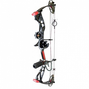 Лук блочный Interloper "Ассасин" (17-31") 15-60lbs черный (c комплектацией)