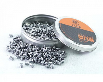 Пульки RWS Club 4,5 мм 0,45 г (500 шт./бан.) (50 шт./уп.)