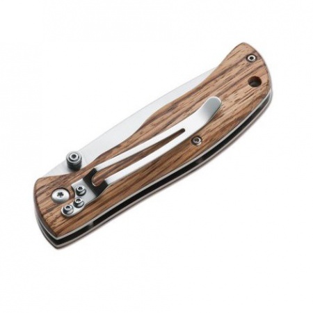 Нож Backpacker -  складной, сталь 440A, дерев. рук-ть