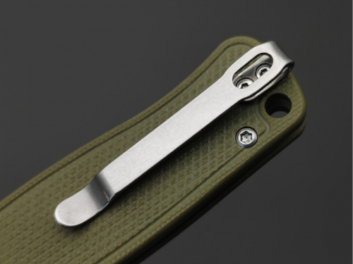 Нож CJ1943-GN Shale складной, рукоять зеленая G10,клинок стоунвош, сталь AR-RPM9