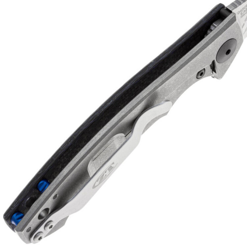 Нож K0450BLUCF - складной, рук-ть титан/ черно-синий карбон, клинок CPM-MagnaCut