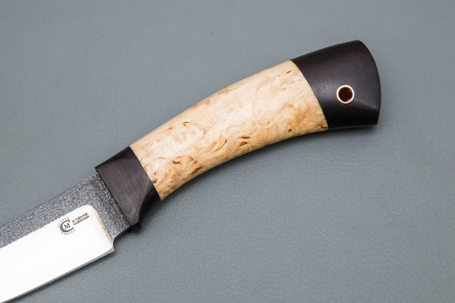 Нож Шкурник-1, кован,ст.Х12МФ, карел.бер.,граб