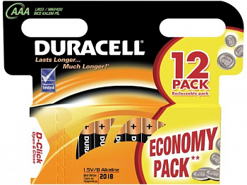 Батарейка LR 3 Duracell Basic 12xBL