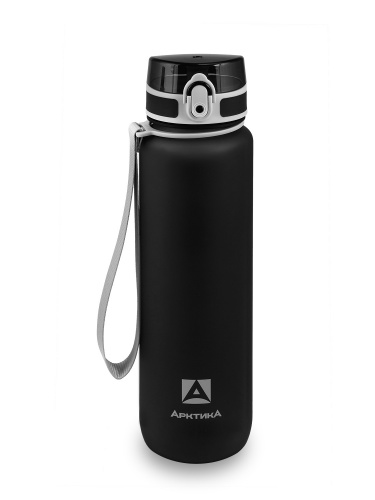 Бутылка тритановая 720-1000 чёрная матовая, с ситечком