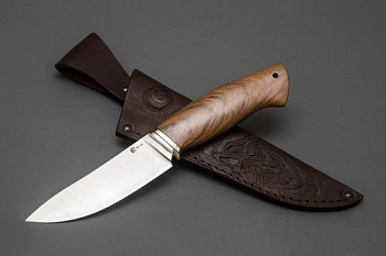 Нож Кайман, ст.VG-10,мельхиор,орех(кап)