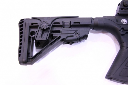 HUGLU XR 7 BLACK к.12Х76 [TACTICAL 10-ЗАР. 2 ДОП.МАГАЗИНА]