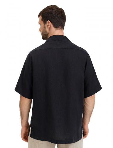 РУБАШКА NORVEG LINEN МУЖСКАЯ С КОРОТКИМ РУКАВОМ ЦВЕТ ЧЕРНЫЙ,