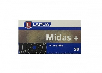 Патрон к.22LR 2,59гр Midas+ Lapua 1уп/50шт
