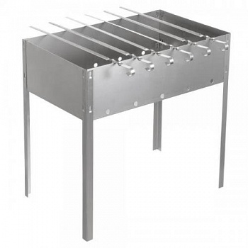 Мангал Boyscout 500х300х500мм сборный + 6 шампуров