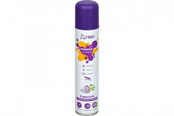 Аэрозоль от КОМАРОВ и МОШЕК "Сирень" репеллентный, 200 мл  HELP