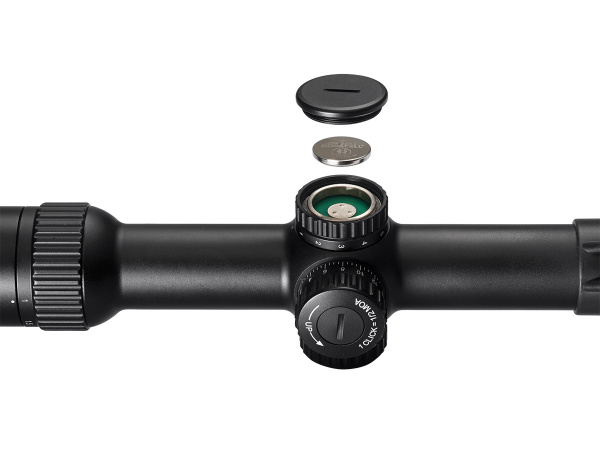 Прицел Gaut Obsidian 1-8х24, сетка Х2, оптов.подстветка, 30мм, 1/2 МОА, IPX7