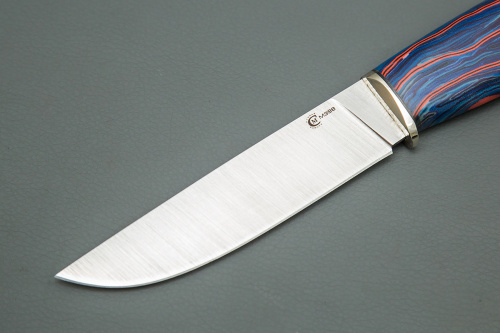 Нож Ястреб,ст.М398,мельхиор,микарта