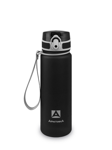 Бутылка тритановая 720-500 чёрная матовая, с ситечком