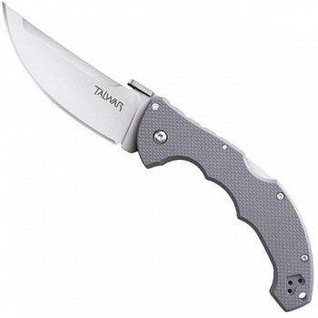 Нож CS_21TLVSLV Talwar 4'' -  складной, серая G-10, CTS-XHP