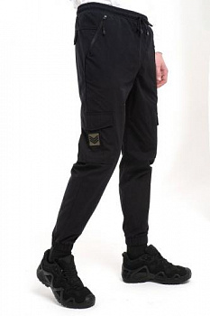 БРЮКИ МУЖ. "YUMCO", МОД. A2122127M, ЦВЕТ ЧЕРНЫЙ