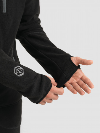 КОСТЮМ RICH (ФЛИС, ЧЕРНЫЙ)