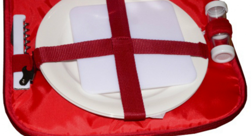 Набор для пикника Арктика 4100-2 на 2 человека, красный, 8,5л