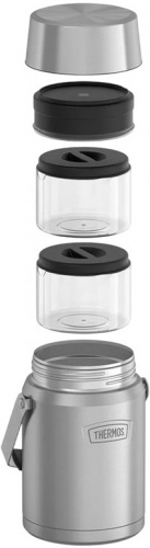 Термос из нерж. стали с двумя контейнерами тм THERMOS IS3032MS4 1,4L