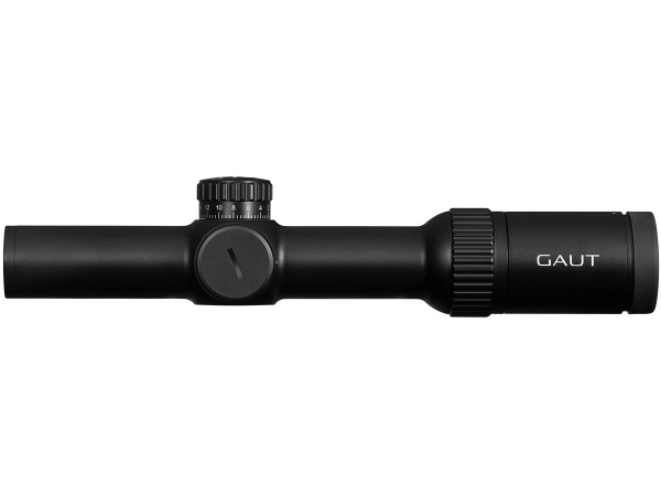 Прицел Gaut Obsidian 1-8х24, сетка Х2, оптов.подстветка, 30мм, 1/2 МОА, IPX7