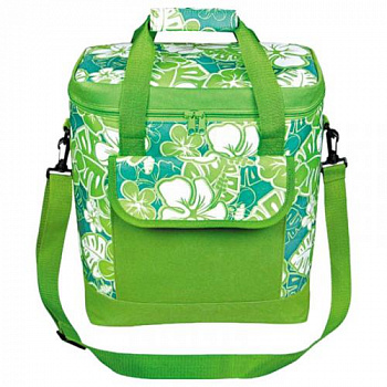 Термосумка ML13-20L (20 литров),  зеленый рисунок, Размер:  31*17*36 см