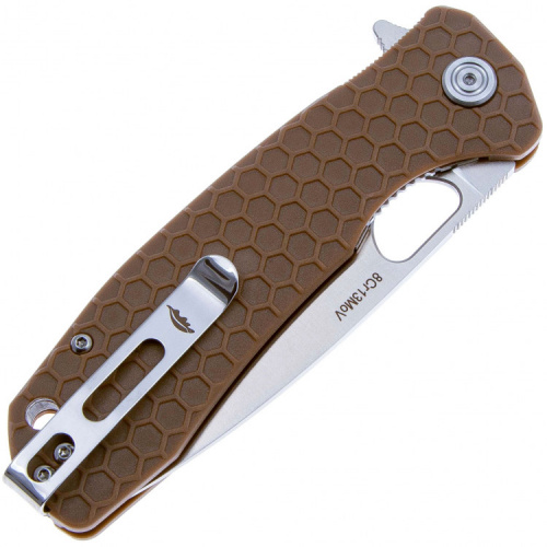 Нож Honey Badger Flipper L (HB1002) с песочной рукоятью