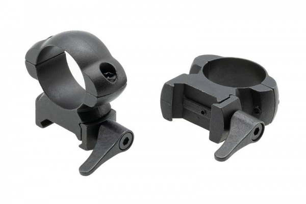Кольца Vector Optics, D30мм, низкие, H19мм, рычажные (XASR SQ11)