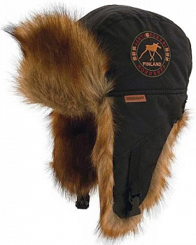 Шапка-ушанка Oster FrozenWorld black 552