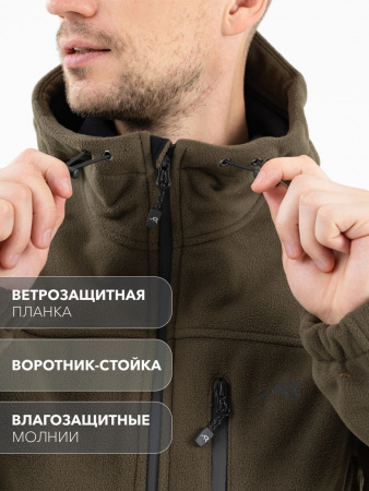 КОСТЮМ ВЕТРОЗАЩИТНЫЙ ИРБИС Н (ВИНДБЛОК, ОЛИВКОВЫЙ)