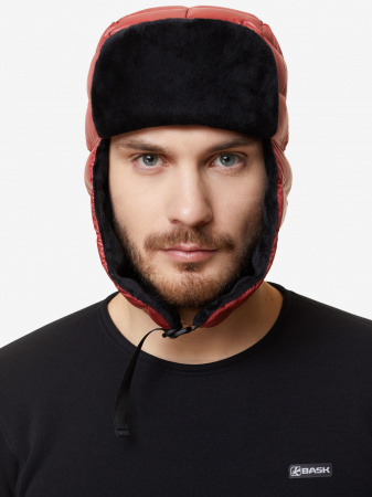 ШАПКА ПУХ D-TUBE HAT КРАСНЫЙ