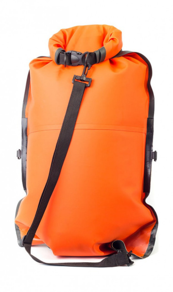 Гермомешок - рюкзак Черепаха ПВХ трикотаж 60л, оранж. доп. олива